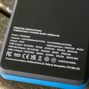 WIN a Preston Thermatech 20.000MAH Power Bank