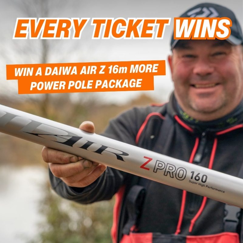 Daiwa Air Z Pro 16m More Power Pole Package EVERY TICKET IS A