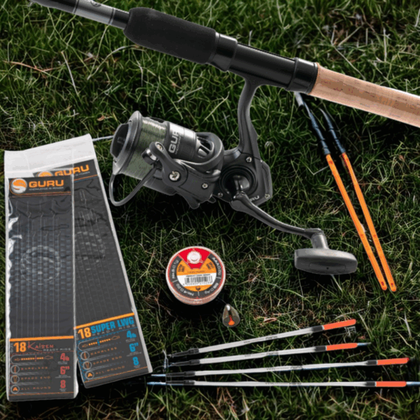 Guru Natural Waggler Rod & Reel Combo - 11ft