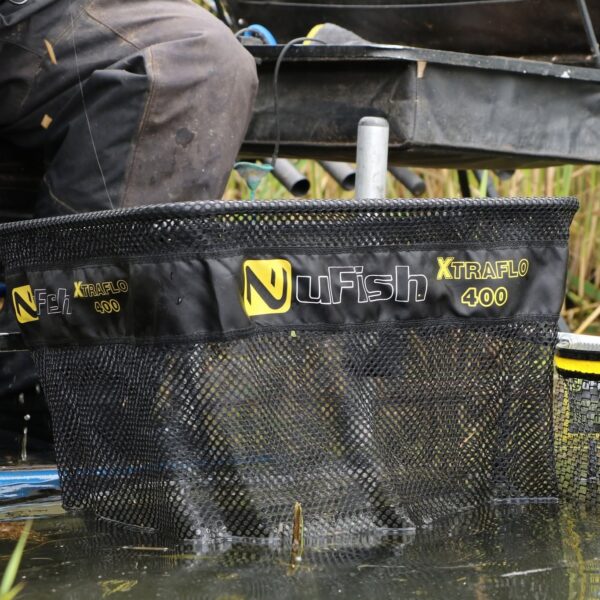 Nufish XtraFlo 400 River Keepnet – 4m – AUTO DRAW