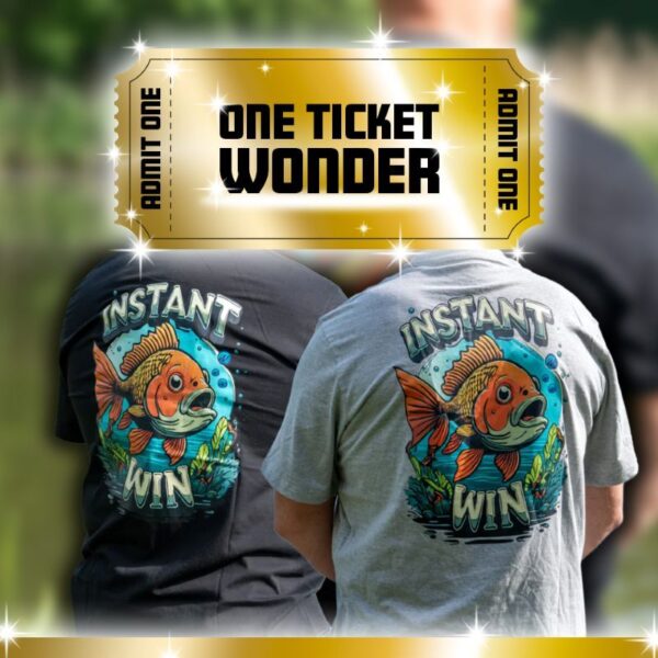 Winning Ways Instant Win Tee Shirt Bundle – ONE TICKET WONDER! – AUTO DRAW