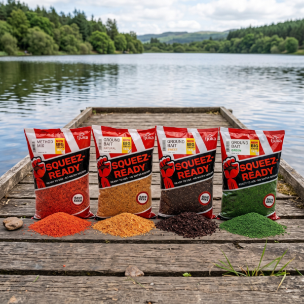 4kg Fjuka Squeez-Ready Groundbait Bundle – AUTO DRAW