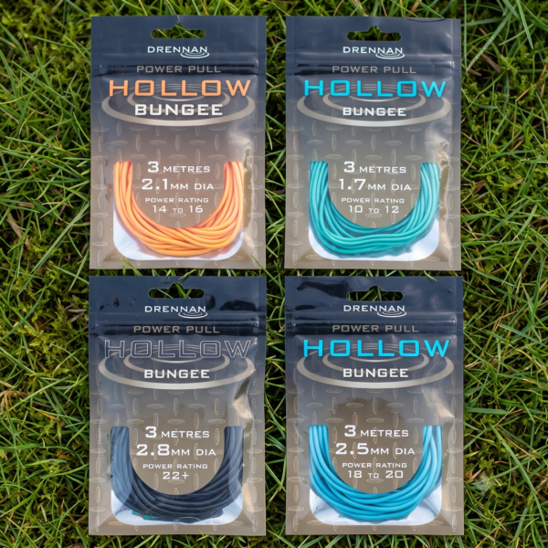 Drennan Power Pull Hollow Bungee – 3m Choice of 5 – AUTO DRAW