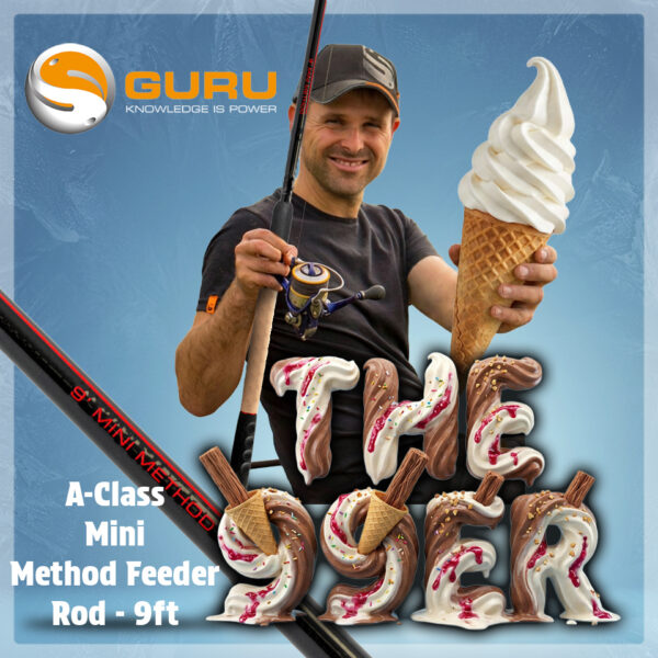 99 Tickets Only – Guru A-Class Mini Method Feeder Rod – 9ft – AUTO DRAW