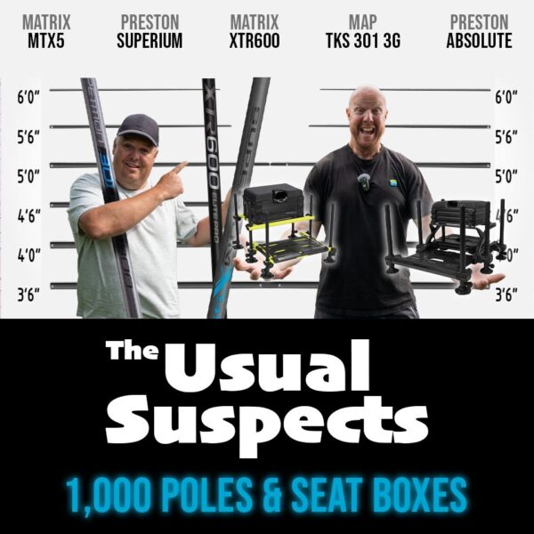 1,000 POLES AND SEATBOXES TO WIN INSTANTLY – MAP TKS G40 Pole Package 16m End Prize